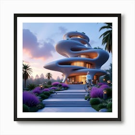 Futuristic House 3 Affiche