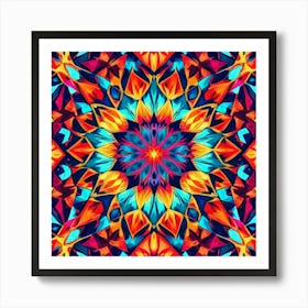 Abstract Mandala Art Print