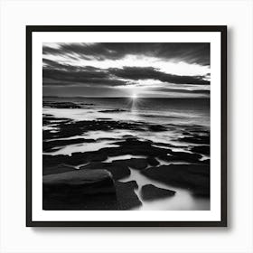 Sunset At The Beach 751 Art Print