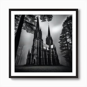 Church In The Woods Art Print