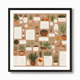 Default Make A Seedshopping List Aesthetic 1 Art Print