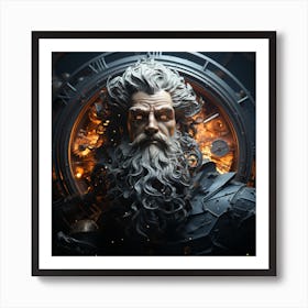 Armadiler Wizard Art Print