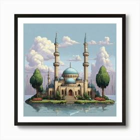 Islamic Mosque paintings 1 Art Print