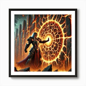 Chancellor Nerys Volkaris Elemental Barrier Art Print