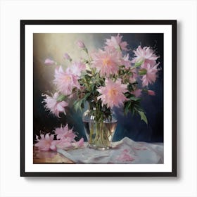 Flowers In A Vase 3 Art Print