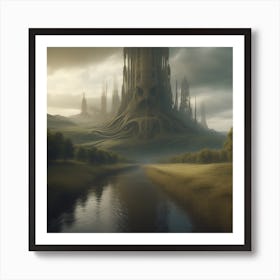 Fantasy City Art Print