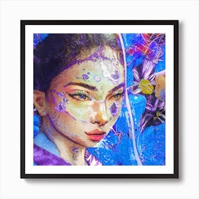 Asian Girl Art Print