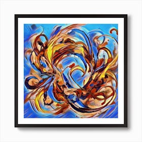 Abstract Painting 23 Art Print