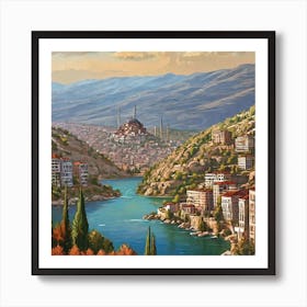 Blue Mosque Art Print