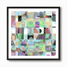 Geometric Etchings - #5 Art Print