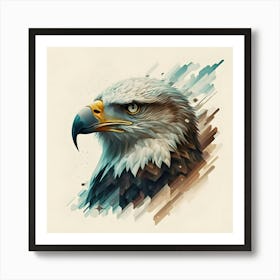 Abstract Eagle Art Print