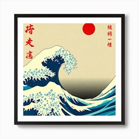 Great Wave Off Kanagawa 1 Art Print