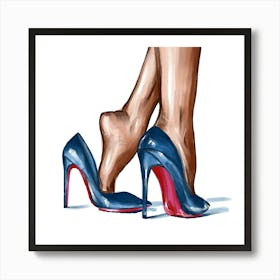 Women's High Heels Art Print