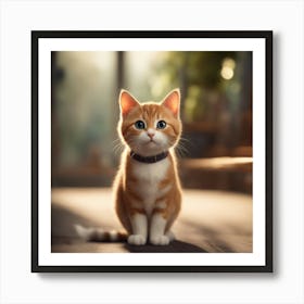 Portrait Of A Cat 7 Art Print