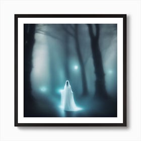 Ghost In The Woods 1 Art Print