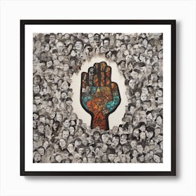 'People'S Hand' Art Print