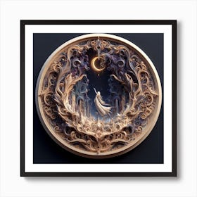 3d Painting of the art of the Mystical Realms Arise Art Print