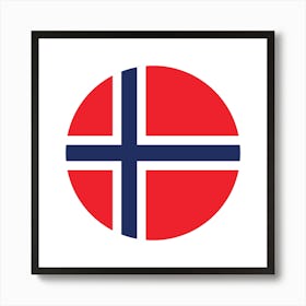 Norway Flag Art Print