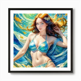 Mermaidxhgdg Art Print