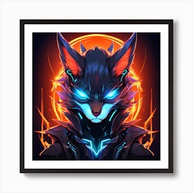 Fox Fire Art Print