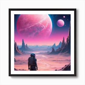 Alien Landscape Art Print