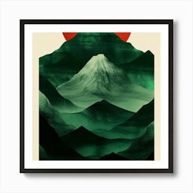 Mountain Range 1 Art Print