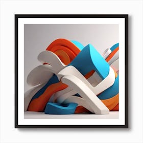 Minialist Aesthetic Simple 4K shapes high quality Art Print