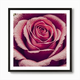 Pink Rose Art Print