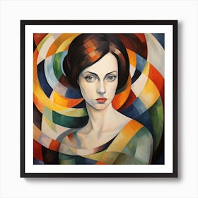 Abstract Of A Woman Art Print