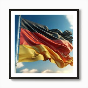 German Flag Art Print