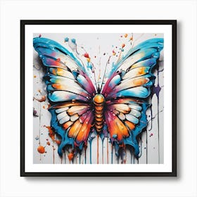 Colorful Butterfly 1 Art Print