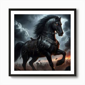 Horse Of War 1 Art Print