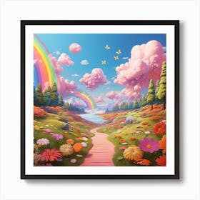 Rainbow Path Art Print