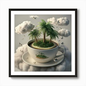 Island In A Cup 6 Art Print