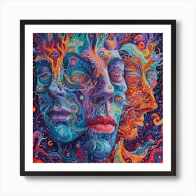 Psychedelic Painting 6 Art Print