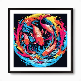 Koi Fish 7 Art Print
