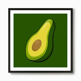 Avocado Art Print