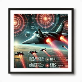 A Futuristic Sci Fi Scene Focusing On The Heat See Art Print