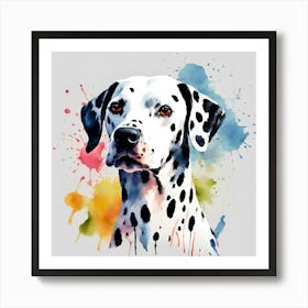 Dalmatian, National Pet Day! Canvas Print Art Print