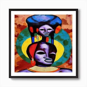 African Art #7 Art Print