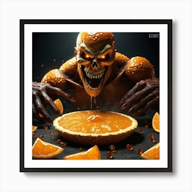 Orange Slice Art Print