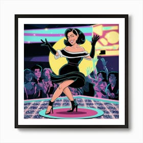 Pulp Fiction Dance 2 Art Print