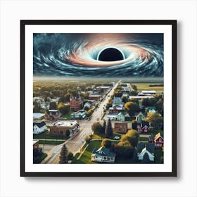 Black Hole Art Print