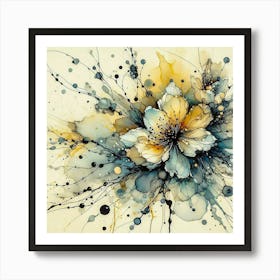 Watercolour Flower Art Print