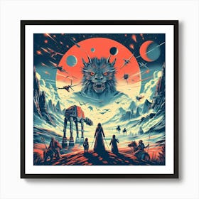 Star Wars The Force Awakens Art Print