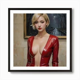 Sexy Asian Woman Art Print