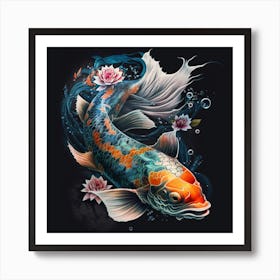 Koi Fish 5 Art Print