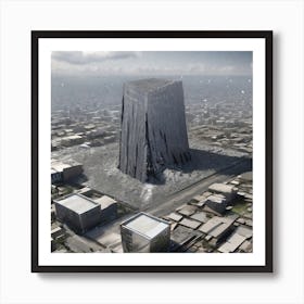 Third, The Metal Layer Would Be Impervious To Natural Disasters, Protecting Cities And Infrastructure From Earthquakes, Hurricanes, And Tsunamis 2 Art Print