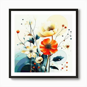 Beautiful Floral Composition Art Print