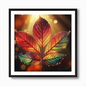 Autumn Leaf Art Print